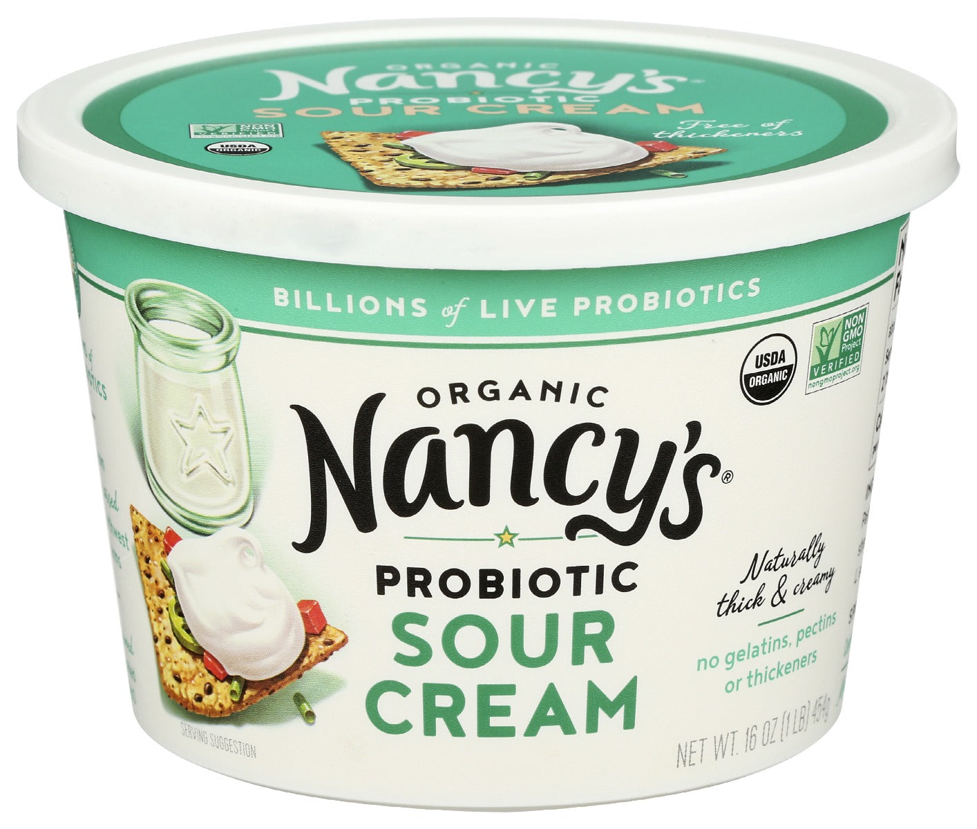 NANCYS: Organic Cultured Sour Cream, 16 oz