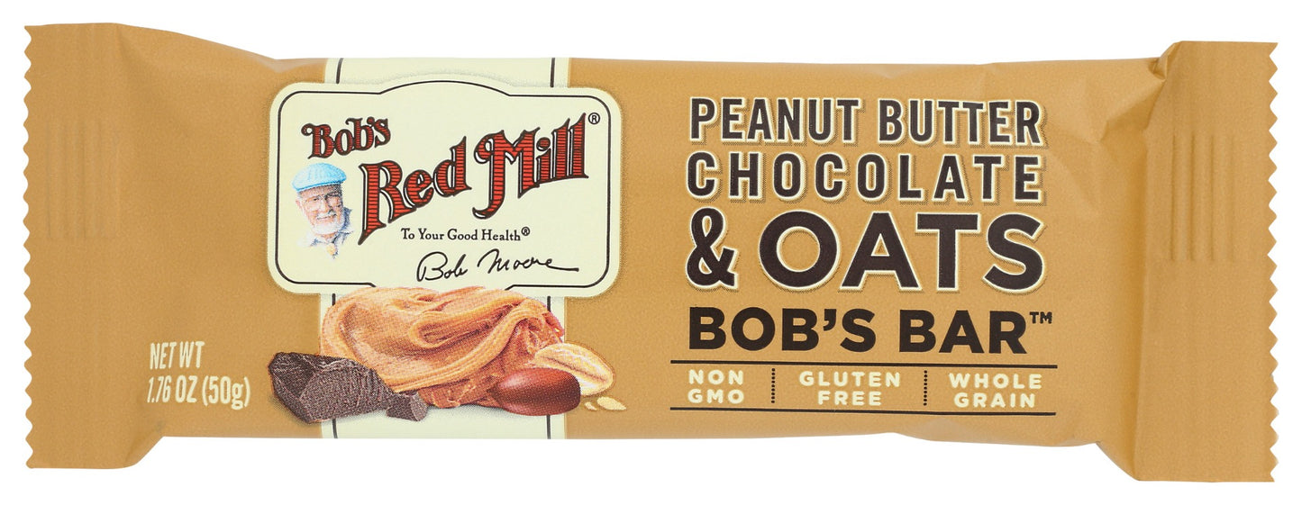 BOBS RED MILL: Peanut Butter Chocolate and Oats Bobs Bar, 1.76 oz