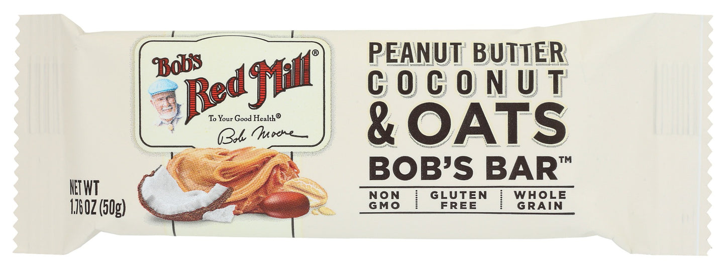 BOBS RED MILL: Peanut Butter Coconut and Oats Bobs Bar, 1.76 oz