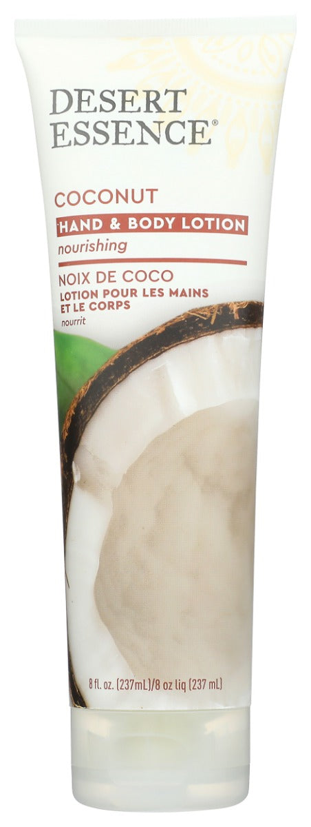 DESERT ESSENCE: Coconut Hand and Body Lotion, 8 fo