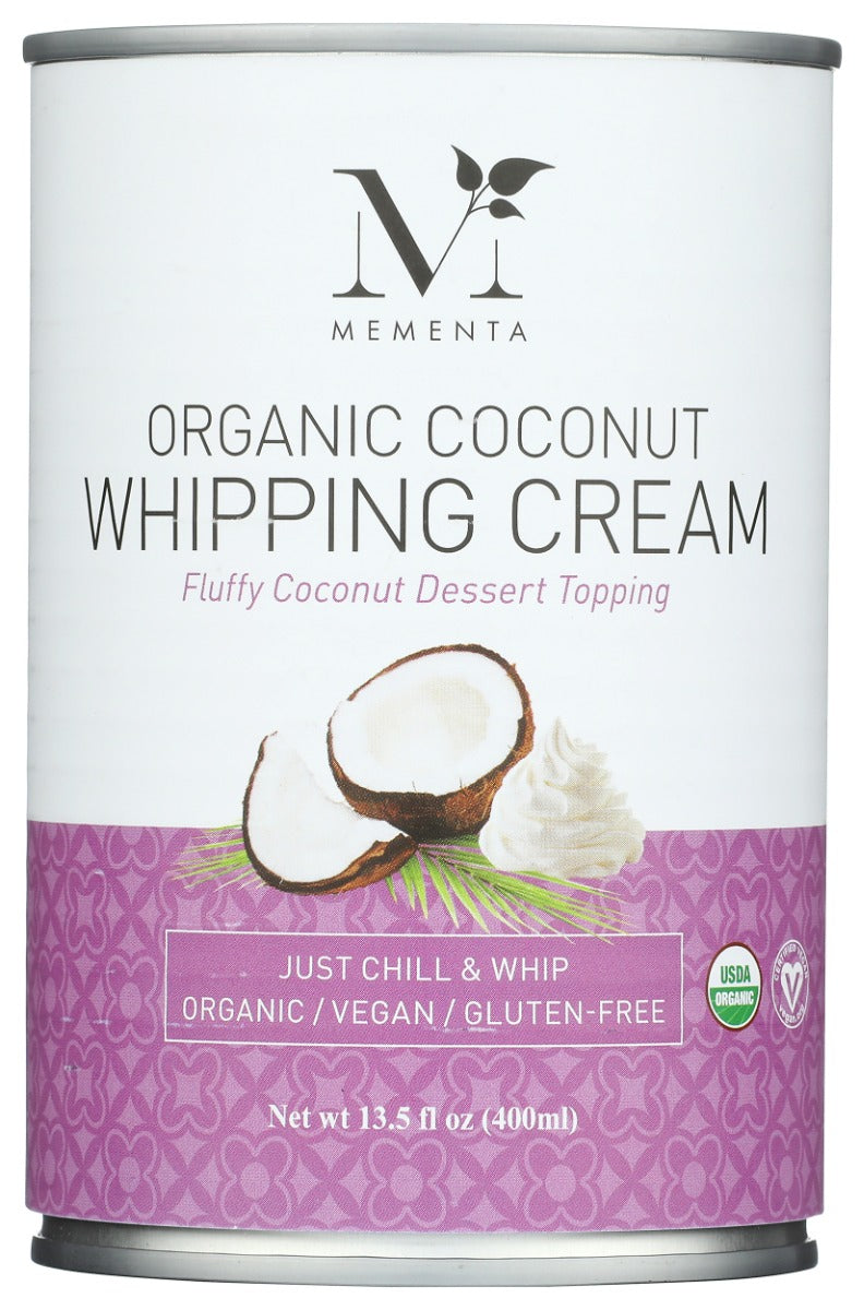 MEMENTA: Organic Coconut Whipping Cream, 13.5 fo