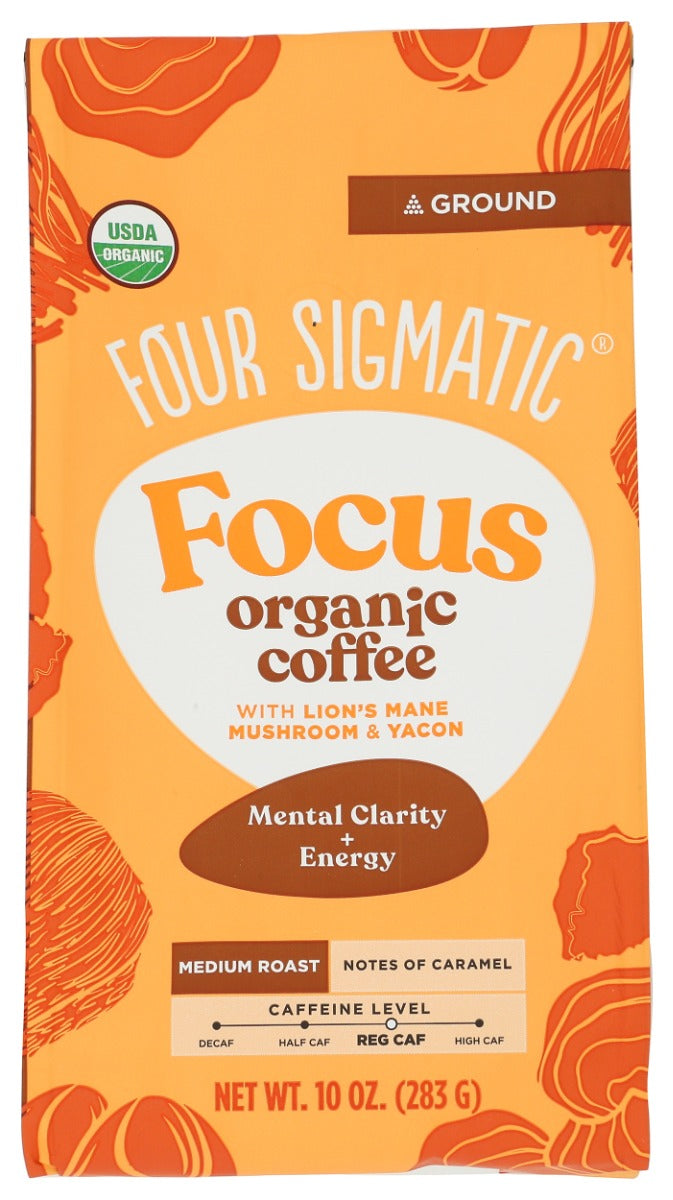 FOUR SIGMATIC: Focus Ground Coffee, 10 oz