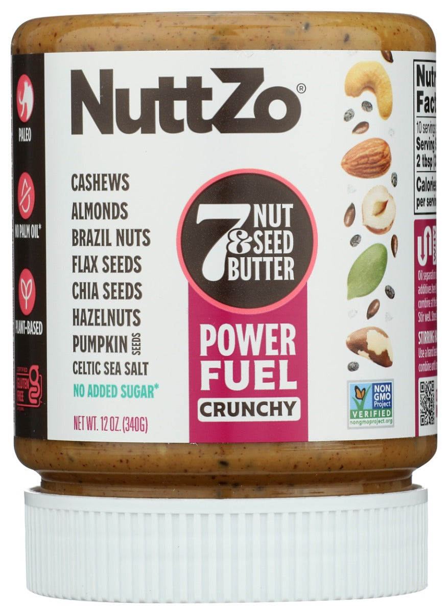 NUTTZO: Natural Paleo Power Fuel Crunchy, 12 oz