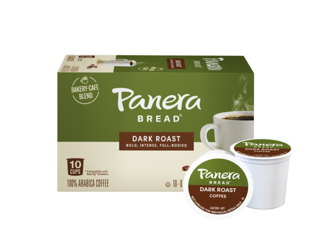 PANERA BREAD: Dark Roast Single Serve Coffee, 10 ea