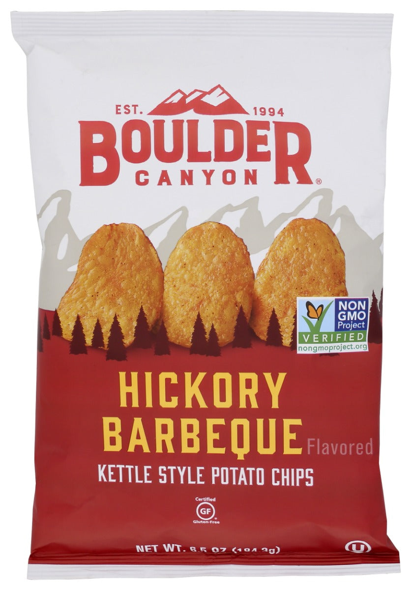 BOULDER CANYON: Classic Hickory Barbeque Potato Chips, 6.5 oz