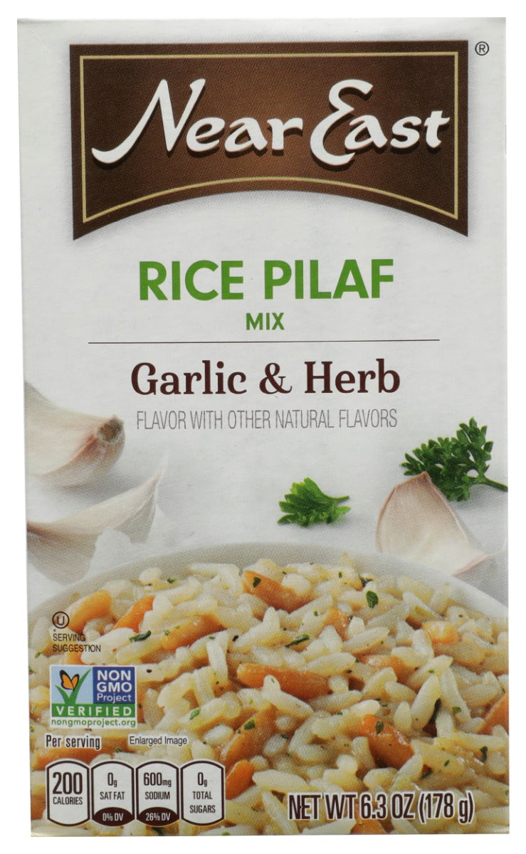 NEAR EAST: Rice Pilaf and Blends Garlic and Herb, 6.3 oz