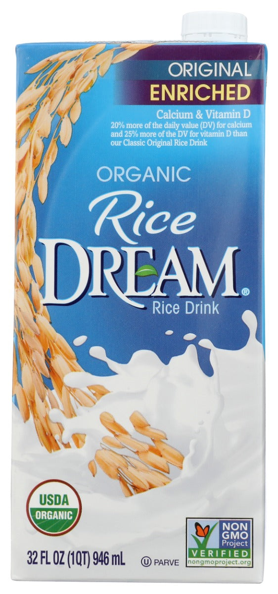 DREAM: Ricemilk Original with Calcium and Vitamin D, 32 fo