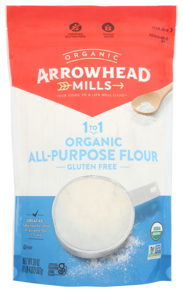 ARROWHEAD MILLS: Organic Gluten Free All Purpose Flour, 20 oz