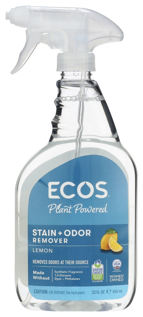 ECOS: Stain Plus Odor Remover Lemon, 22 oz