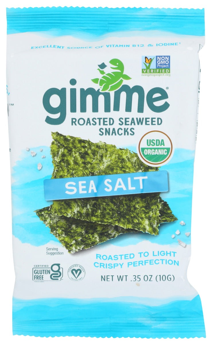 GIMME: Sea Salt Seaweed Snacks, 0.35 oz