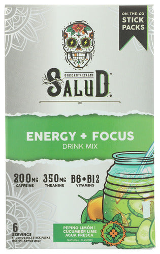 SALUD: Cucumber Lime Drink Mix, 1.27 fo