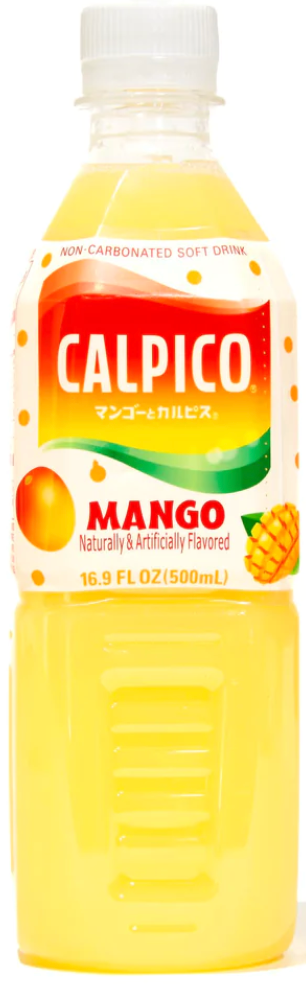 CALPICO: Calpico Water Mango, 16.9 FO