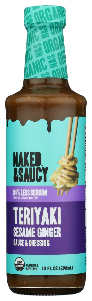 NAKED AND SAUCY: Teriyaki Sesame Ginger, 10 fo