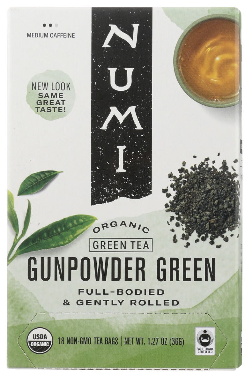 NUMI TEAS: Gunpowder Green Tea, 18 bg