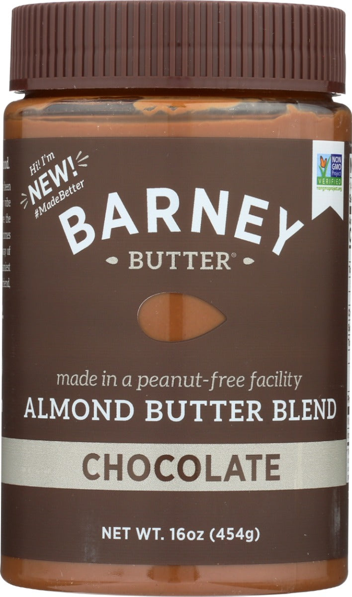BARNEY BUTTER: Chocolate Almond Butter, 16 oz