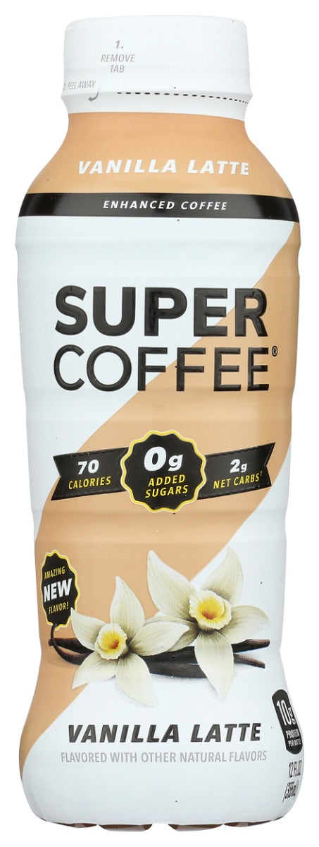 SUPER COFFEE: Vanilla Latte Super Coffee, 12 fo