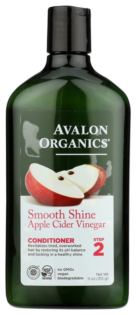 AVALON ORGANICS: Smooth Shine Apple Cider Vinegar Conditioner, 11 oz