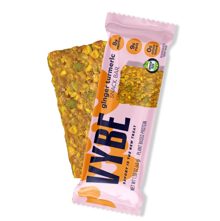 VYBE: Ginger Turmeric Snack Bar, 1.59 oz
