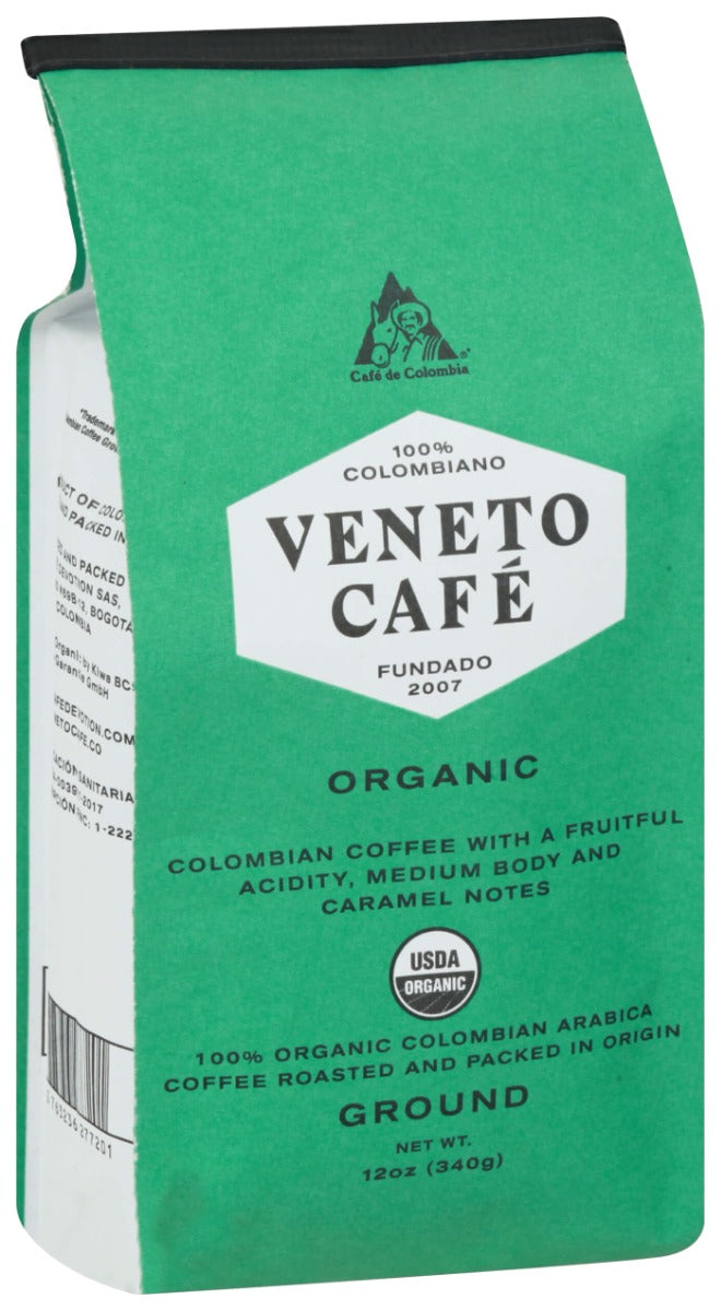 VENETO CAFE: Organic Ground Coffee, 12 oz