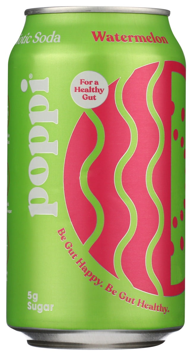 POPPI: Watermelon Prebiotic Soda, 12 fo