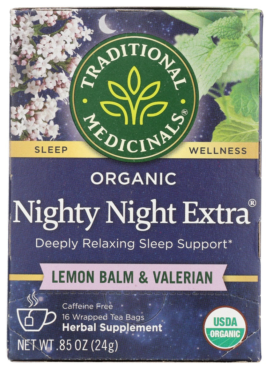 TRADITIONAL MEDICINALS: Nighty Night Extra Tea, 16 bg