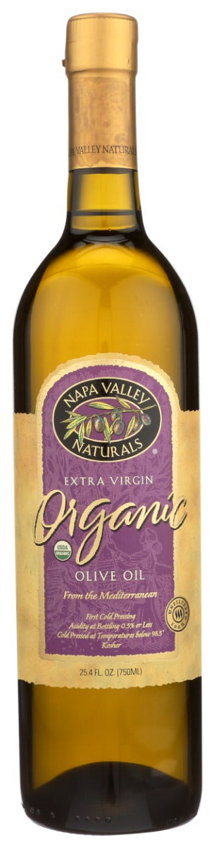NAPA VALLEY NATURALS: Organic Extra Virgin Olive Oil, 25.4 fo
