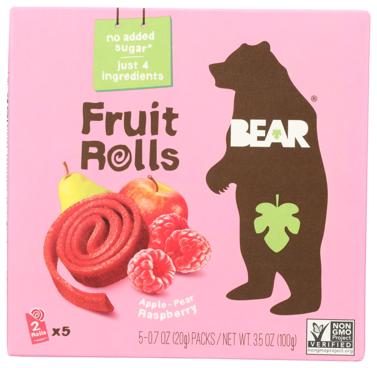 BEAR YOYO: Raspberry Fruit Rolls, 3.5 oz