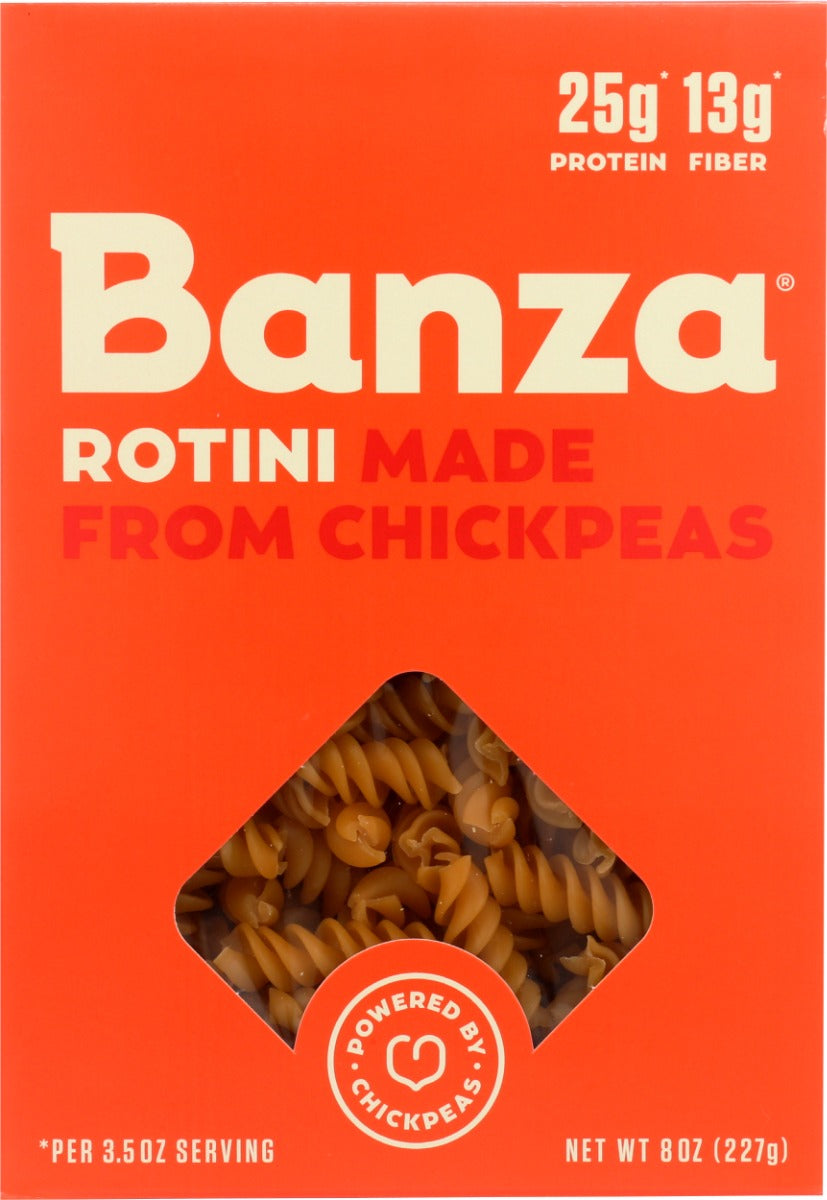 BANZA: Rotini Pasta, 8 oz