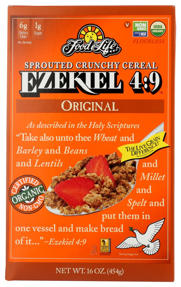 FOOD FOR LIFE: Ezekiel 4:9 Sprouted Whole Grain Cereal, 16 oz