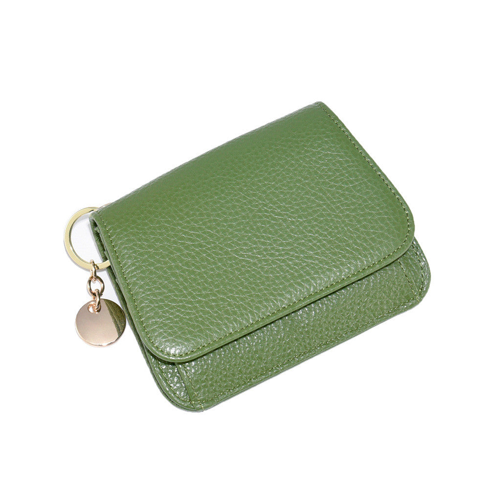 Cute Cowhide Zipper Coin Purse for Fashion Lovers