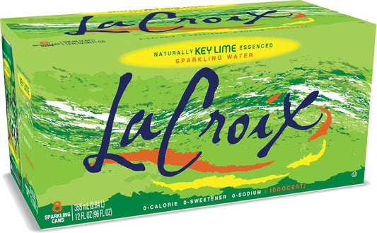 LA CROIX: Key Lime Sparkling Water 8pk, 96 oz