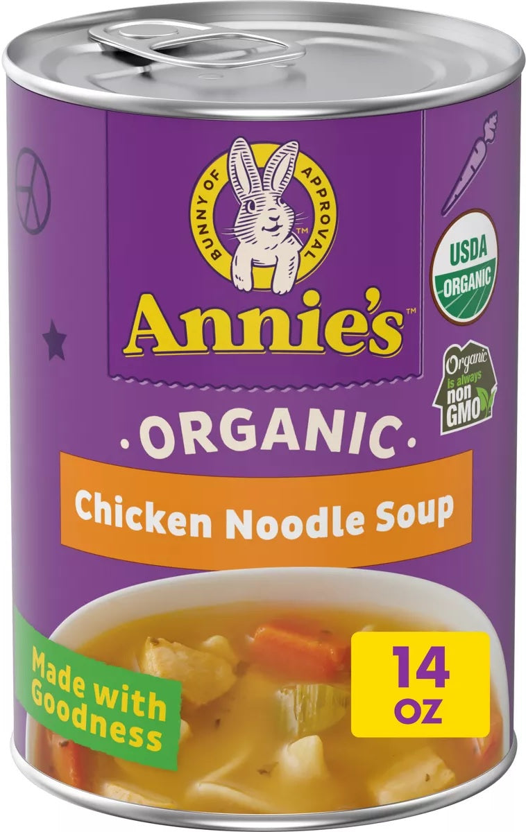 ANNIES HOMEGROWN: Soup Chicken Noodle Organic, 14 oz