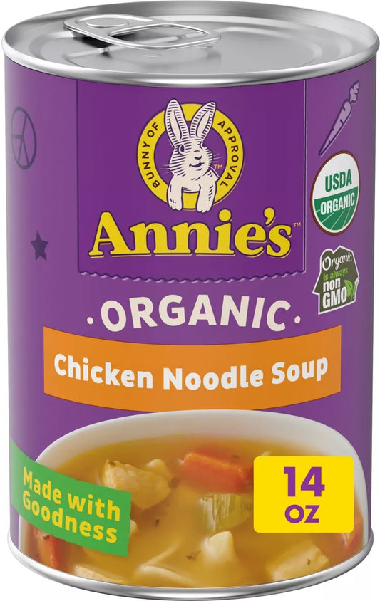 ANNIES HOMEGROWN: Soup Chicken Noodle Organic, 14 oz