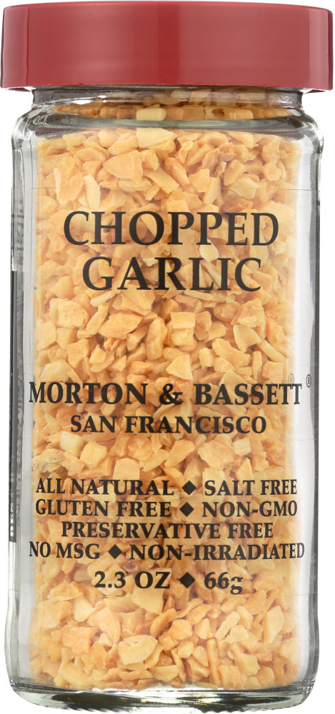 MORTON & BASSETT: Garlic Chopped, 2.3 oz