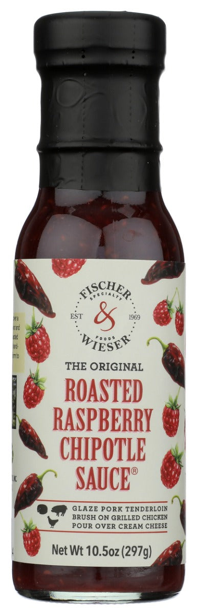 FISCHER & WIESER: The Original Roasted Raspberry Chipotle Sauce, 10.5 oz