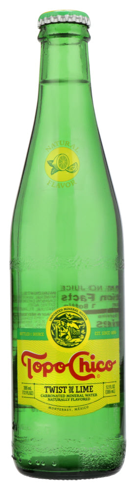 TOPO CHICO: Mineral Water Twist Of Lime, 12 fo