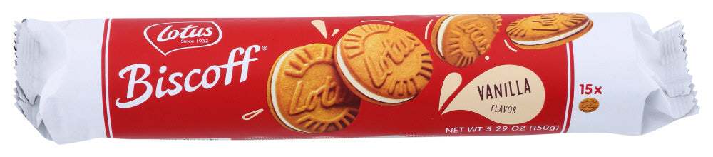 BISCOFF: Cookie Sandwich Vanla Crm, 5.29 oz