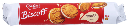 BISCOFF: Cookie Sandwich Vanla Crm, 5.29 oz