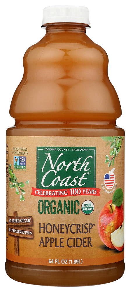 NORTH COAST: Organic Honeycrisp Apple Cider, 64 fo