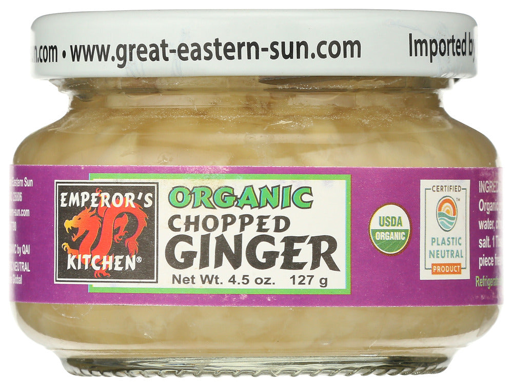 EMPERORS KITCHEN: Ginger Chopped Organic, 4.5 OZ