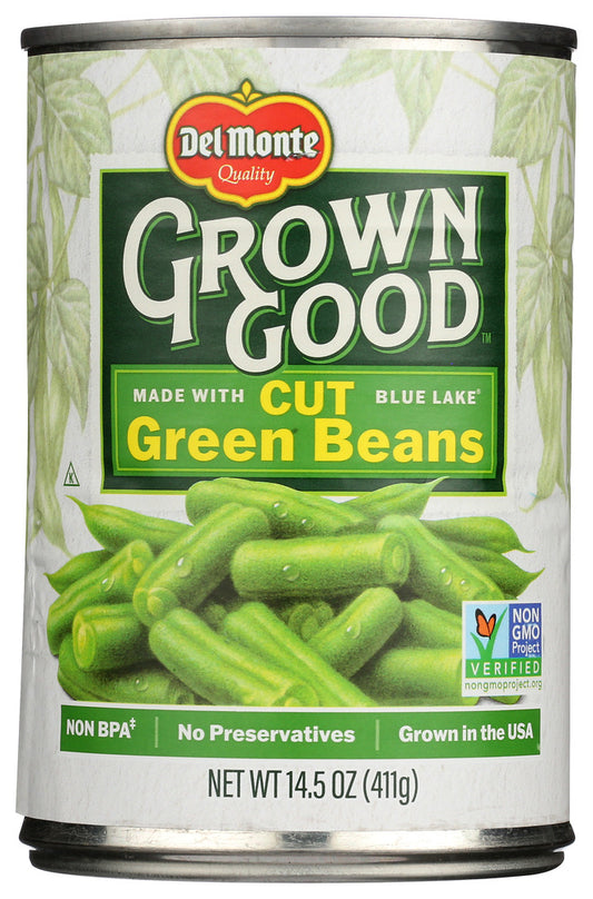 DEL MONTE: Beans Green Cut, 14.5 OZ