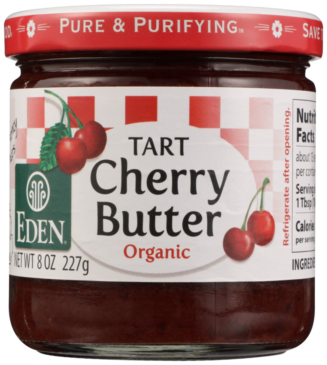 EDEN FOODS: Organic Tart Cherry Butter, 8 oz