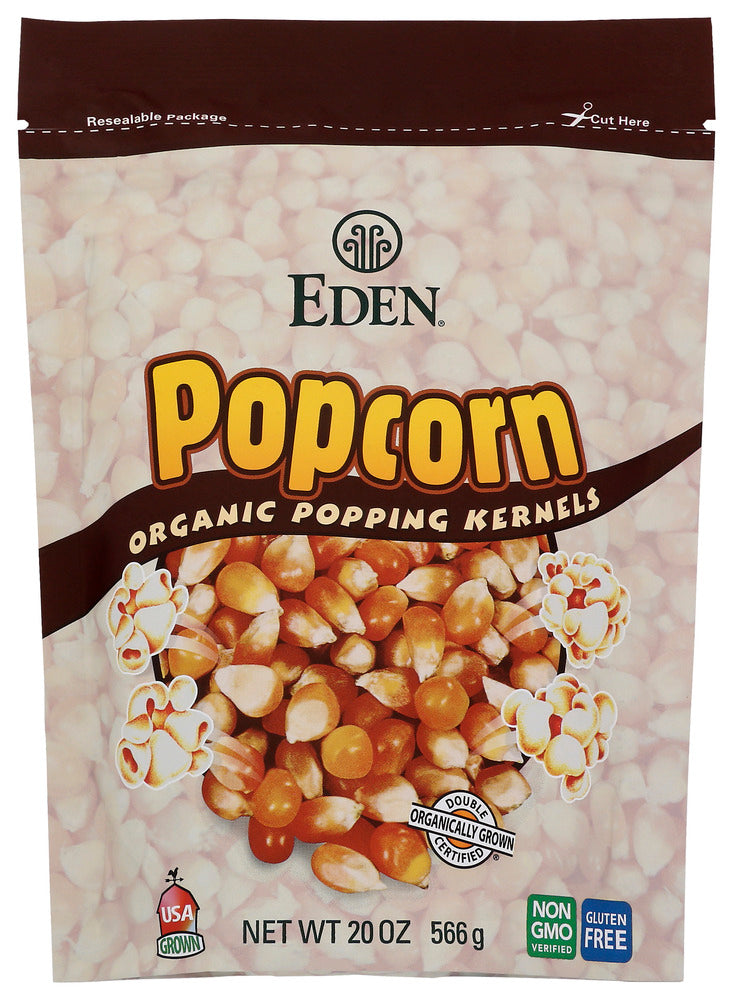 EDEN FOODS: Popcorn Yellow Organic, 20 OZ
