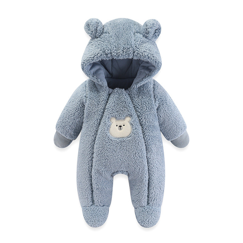 Thick Cotton Baby Winter Jumpsuit for Newborns
