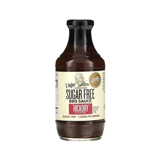 G HUGHES: Sugar Free Barbecue Sauce Hickory Flavor, 18 oz