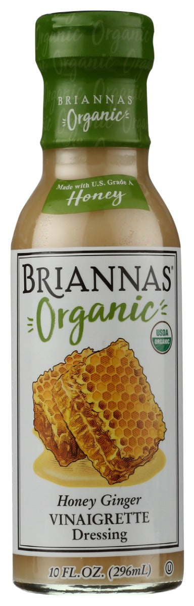 BRIANNAS: Dressing Honey Ginger Vinaigrette, 10 oz