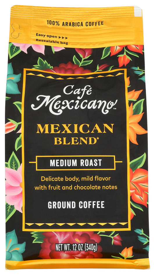CAFE MEXICANO: Coffee Grnd Mexican Bl, 12 oz