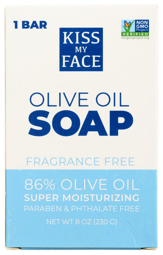 KISS MY FACE: Soap Bar Olive Oil, 8 oz