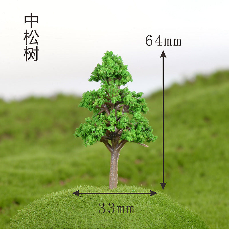 Miniature Cherry Blossom Tree - Creative Plastic Decor