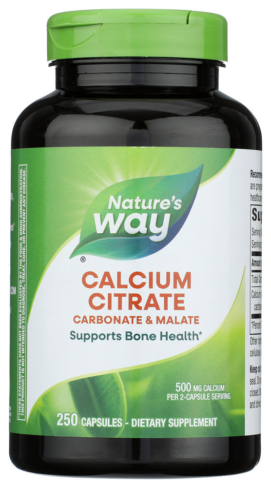 NATURES WAY: Calcium Citrate, 250 cp